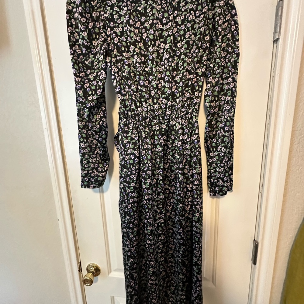 Vero Moda black floral dress in a size medium